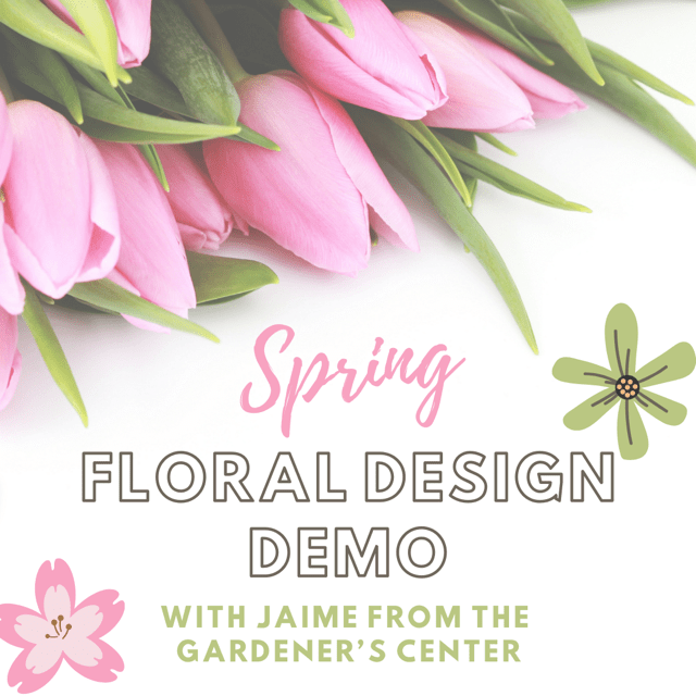 Spring Floral Design Demo Darien Library